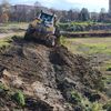 Zona pregătită pentru construirea bazei sportive de la Hunedoara