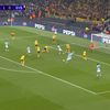 Golul lui Erling Haaland din meciul Manchster City - Borussia Dortmund. Foto: Captură YouTube/Prima Sport