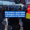 Scandal între protestatari și poliție înaintea meciului dintre Virtus Bologna și Maccabi Tel Aviv. Foto: Captură X/Matteo Salvini