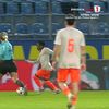Fază controversată în meciul Metaloglobus - Hermannstadt 1-1. Foto: Captură, Prima Sport
