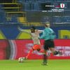 Fază controversată în meciul Metaloglobus - Hermannstadt 1-1. Foto: Captură, Prima Sport