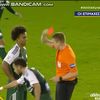 Eliminarea lui Răzvan Marin din meciul Panathinaikos - AEK Atena 2-3. Foto: Captură YouTube/Sportime