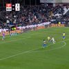 Ocazia mare a lui Andrei Rațiu în Rayo Vallecano - Valencia din minutul 87. Foto: Captură YouTube/La Liga
