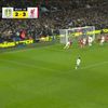 Golul egalizator, marcat de Ao Tanaka în prelunigirile partidei Leeds - Liverpool 3-3. Foto: Captură YouTube, @LeedsUnited