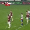 Golul lui Paul Iacob în Rapid - Oțelul. Foto: Captură/Prima Sport 1