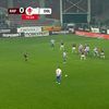 Golul lui Paul Iacob în Rapid - Oțelul. Foto: Captură/Prima Sport 1