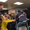 Marios Iliopoulos după AEK Atena - Universitatea Craiova FOTO Captură video