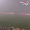 Ceața densă de la FC Botoșani - CFR Cluj (FOTO: Captură - Prima Sport)