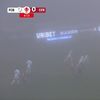 Ceața densă de la FC Botoșani - CFR Cluj (FOTO: Captură - Prima Sport)