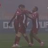 Ceața densă de la FC Botoșani - CFR Cluj (FOTO: Captură - Prima Sport)