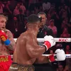 Momentul în care Anthony Joshua l-a făcut KO pe Jake Paul (FOTO: captură Netflix)