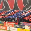 Scenografia galeriei lui FCSB, din derby-ul cu Rapid (FOTO: GOLAZO.ro)