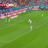 Golul marcat de Darius Olaru în meciul FCSB - Rapid. Foto: Captură, Prima Sport