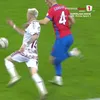 Al doilea penalty dictat de Istvan Kovacs în meciul FCSB - Rapid. Foto: Captură Prima Sport
