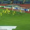 Golul primit de FCSB în meciul cu Ludogorets din 2014, după devierea lui Lukasz Szukala. Foto: Captură YouTube/Top Goals