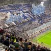 Scenografia fanilor lui Marseille, înainte de partida cu Liverpool. Foto: Captură „X”, @georgeboxall22