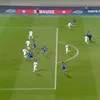 Primul gol marcat de Dinamo Zagreb în partida cu FCSB. Foto: Captură Prima Sport