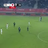 Moment tensionat în timpul meciului Hermannstadt - Dinamo, în etapa #23 din Liga 1. Foto: Captură Prima Sport.