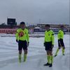 Arbitrul din Turcia a verificat gazonul, deși zăpada avea 30 de centimetri