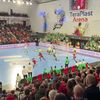 Imagini cu atmosfera de la meciul Gloria Bistrița - Gyor 22-27. Foto: Facebook, @Handbal • Gloria Bistrița