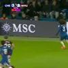 Scandal în finalul partidei Chelsea - West Ham 3-2. Foto: Captură @DAZNPortugal