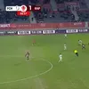 Golul lui Constantin Grameni în Hermannstadt - Rapid. Foto: captură/Prima Sport 1