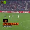 Golul marcat de Darius Olaru în meciul FC Basel - FCSB 3-1. Foto: Captură Instagram, @europaleague