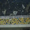 Banner al fanilor olteni la Dinamo - Universitatea Craiova (FOTO: Iosif Popescu / GOLAZO.ro)
