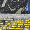 Banner al fanilor olteni la Dinamo - Universitatea Craiova (FOTO: Theodor Jumătate / GOLAZO.ro)