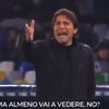 Antonio Conte a insultat arbitrul în timpul meciului Napoli - Como (FOTO: captură x.com)