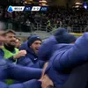 Bucuria lui Cristi Chivu la golul victoriei, în Inter - Juventus 3-2 / foto: capturi Prima Sport