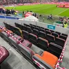 Dinamo a izolat zona tunelului de pe Arena Națională, după incidentul șocant cu Baiaram FOTO GOLAZO.ro