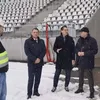 Răzvan Burleanu, vizită la Dâmbovița Arena. Foto: Facebook, @Corneliu Stefan