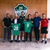 Vincenzo Montella - Merih Demiral, fundaș central Al Ahli, în centru (foto: tff.org)