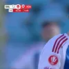 Eliminarea lui Ștefan Bană din minutul 45+5. Foto. Captură Prima Sport