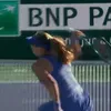 Mirra Andreeva, ieșire necontrolată la Indian Wells (FOTO: captură video X)
