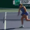 Mirra Andreeva, ieșire necontrolată la Indian Wells (FOTO: captură video X)