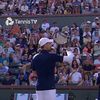 Gestul lui Arthur Rinderknech în meciul de dublu cu Tsitsipas/Djokovic. Foto: captură X/Tennis TV