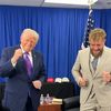 Donald Trump și Jake Paul au dansat împreună (FOTO: captură video YouTube @Jake Paul)