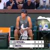 Iga Swiatek, criză de nervi la Indian Wells (FOTO: captură video Canal+ Sport 2)
