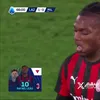 Rafael Leao, nervos că a fost schimbat în meciul Lazio - Milan 1-0. Foto: Captură: Starzplay Sports 1