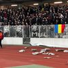 Pagubele produse de fanii CFR-ului în meciul cu U Cluj. Foto: Facebook/U Cluj Fans