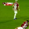 Eliminarea lui Matteo Duțu, în Rapid - Dinamo 3-2. Foto: captură YouTube/Prima Sport