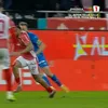 Faultul lui Bancu asupra lui Sivis / foto: capturi Prima Sport
