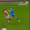 Faultul lui Bancu asupra lui Sivis / foto: capturi Prima Sport