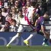 Andrei Rațiu a cerut penalty, după un contact cu Fermin Lopez, în Barcelona - Rayo Vallecano
