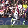Andrei Rațiu a cerut penalty, după un contact cu Fermin Lopez, în Barcelona - Rayo Vallecano