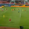 Golul primit de Codruț Sandu la meciul România U20 - Polonia U20. Foto: captură Digi Sport