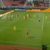 Golul primit de Codruț Sandu la meciul România U20 - Polonia U20. Foto: captură Digi Sport