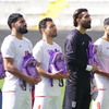 Jucătorii iranieni au protestat față de război înaintea amicalului cu Nigeria. Foto: Instagram, @teammellifootball